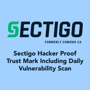 Sectigo Hacker Proof Trust Mark Including Daily Vulnerability Scan