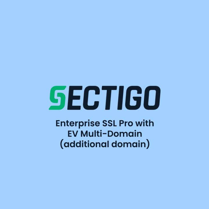 Enterprise SSL Pro with EV Multi-Domain (additional domain)